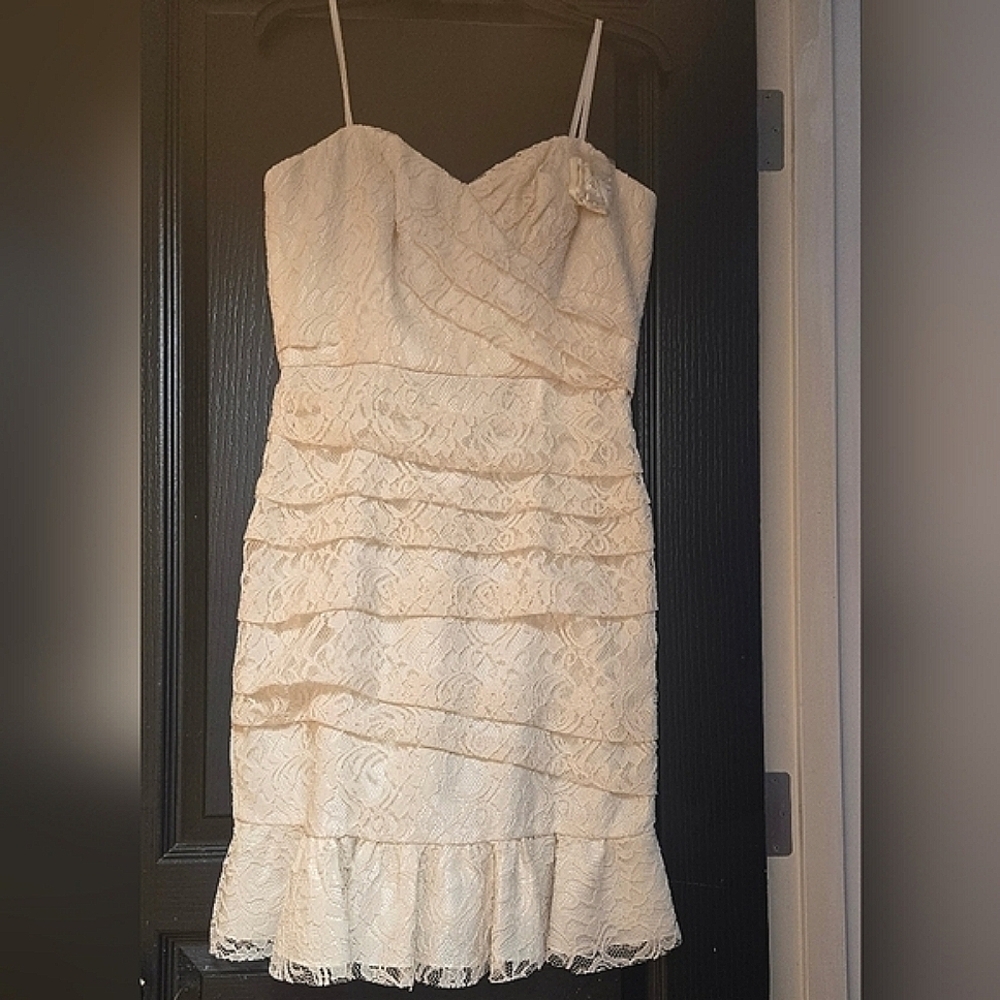 NWT Jill Stuart Ivory Lace Dress Size 6
